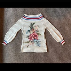Farm Rio Floral Sweater